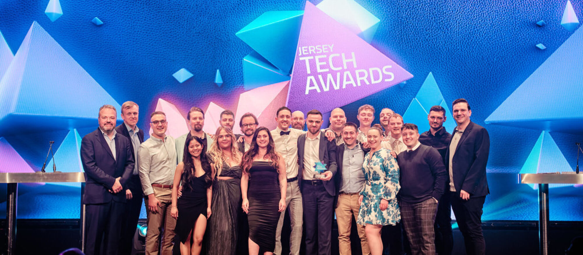 We won the Company Award at the Digital Jersey Techawards